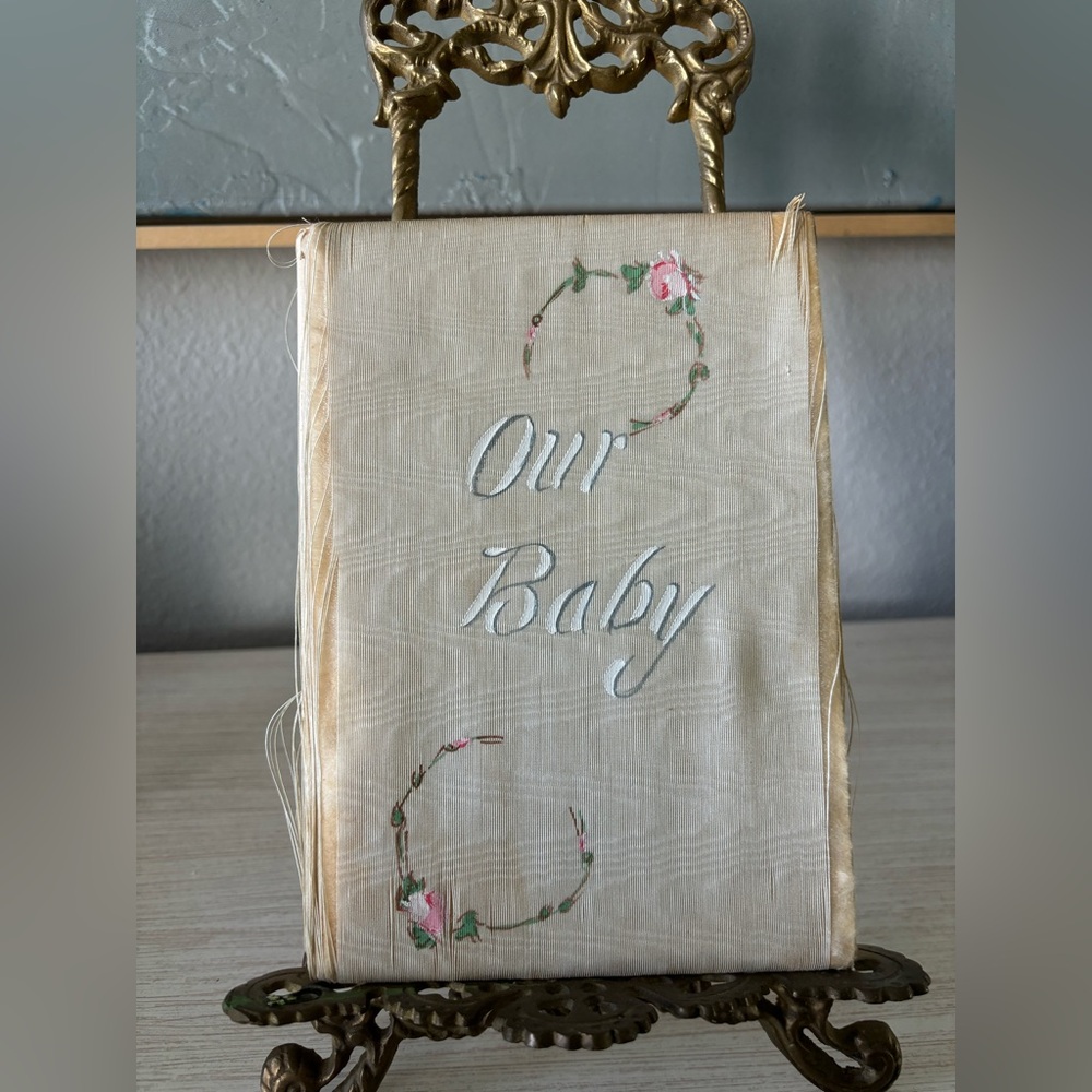 Antique baby book 1920s